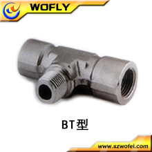 Hexagon head code stainless steel branch tee pipe fitting